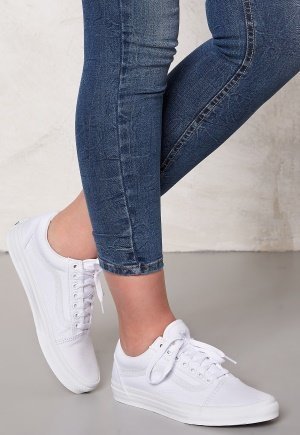 vans old skool pure white